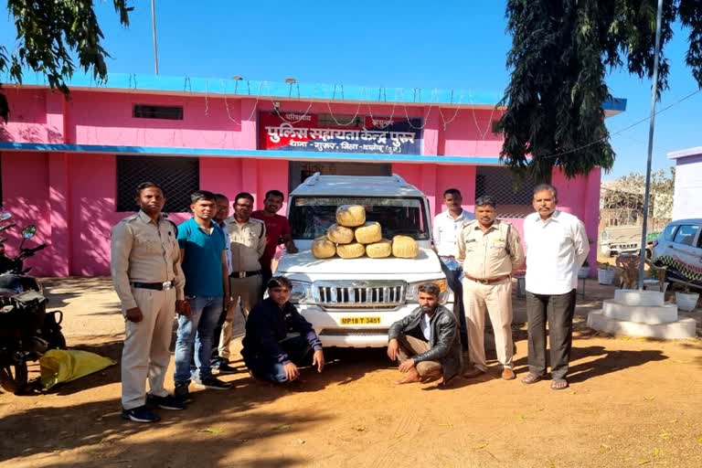 ganja smuggling in Balod