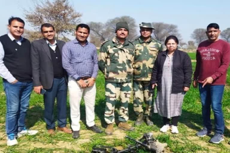 US drone damaged in BSF firing