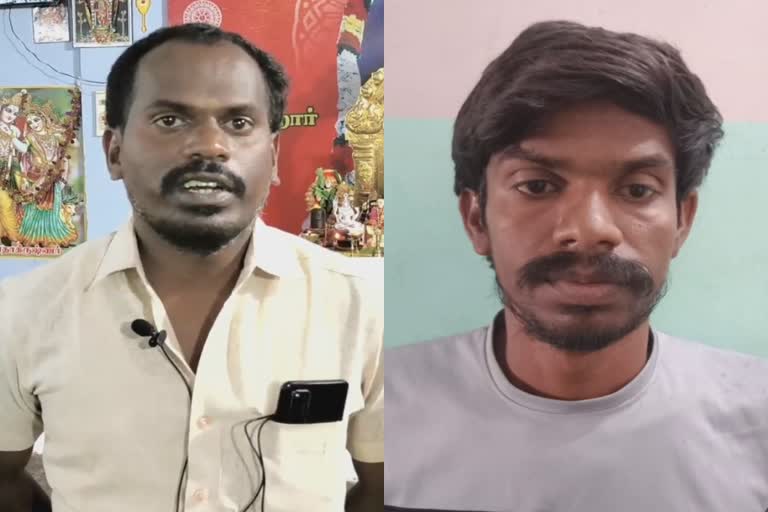 கோவில்பட்டியில் கடத்தப்பட்ட பூசாரி ராஜபாளையத்தில் மீட்பு!