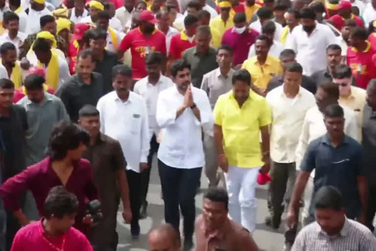 LOKESH PADAYATRA ON 11TH DAY