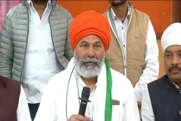 Kisan leader Rakesh Tikait