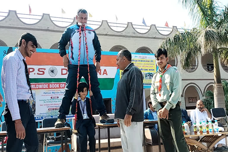 haryana wrestler made a record