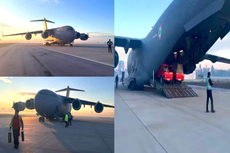 First batch of earthquake relief material from India lands at Adana