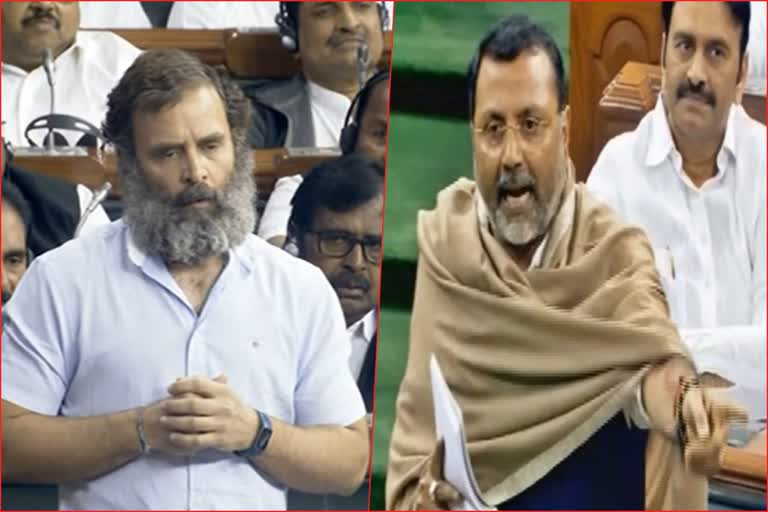 BJP responds to rahul gandhis comments on adani issue in parliament budget session 2023 in loksabha