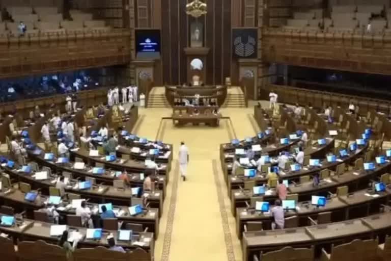 Adjournment for life project  dispute in Assembly Session  life project  Assembly Session  നിയമസഭയില്‍ വാക്‌പോര്  സഭ വിട്ടിറങ്ങി പ്രതിപക്ഷം  ലൈഫ് ഭവന പദ്ധതി  നിയമസഭയില്‍ ഭരണ പ്രതിപക്ഷ വാക്‌പോര്  മന്ത്രി എം ബി രാജേഷ്  ഉമ്മന്‍ചാണ്ടി സര്‍ക്കാര്‍  പ്രതിപക്ഷ നേതാവ് വി ഡി സതീശന്‍  പി കെ ബഷീര്‍