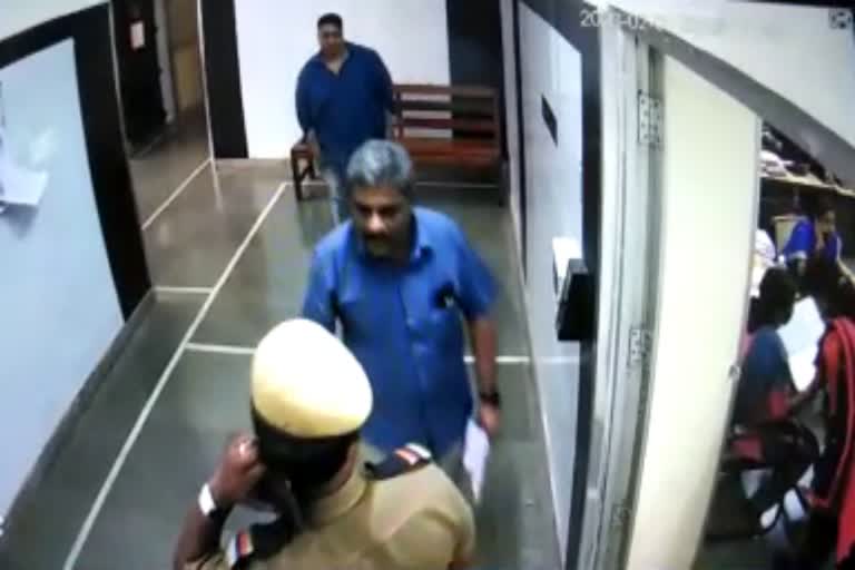 Kalamassery Medical College  making fake birth certificate  illegally adopted child  CCTV visuals  Ernakulam Kalamassery Medical College  നിയമ വിരുദ്ധമായി ദത്തെടുത്തു  നിയമ വിരുദ്ധമായി ദത്തെടുത്ത കുട്ടി  കുട്ടിയുടെ വ്യാജ ജനന സർട്ടിഫിക്കറ്റ് നിര്‍മാണം  നിര്‍ണായക സിസിടിവി ദൃശ്യങ്ങള്‍  എറണാകുളം കളമശ്ശേരി മെഡിക്കൽ കോളജ്  കളമശ്ശേരി മെഡിക്കൽ കോളജ്  വ്യാജ ജനന സർട്ടിഫിക്കറ്റ് നിര്‍മിച്ച കേസ്  തൃപ്പൂണിത്തുറ  അഡ്മിനിസ്‌ട്രേറ്റീവ് അസിസ്‌റ്റന്‍റ്  എറണാകുളം