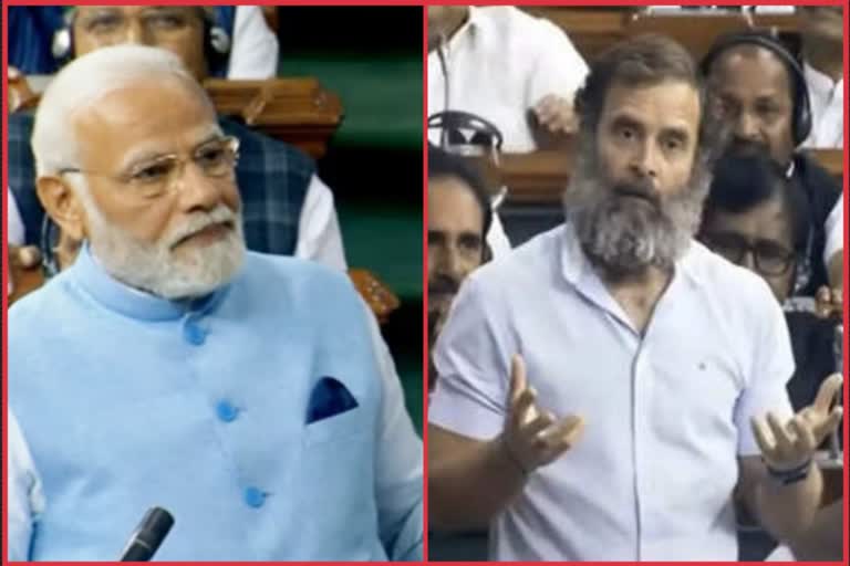 PM Narendra Modi in Parliament