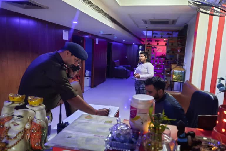 Dehradun Spa center Police raid