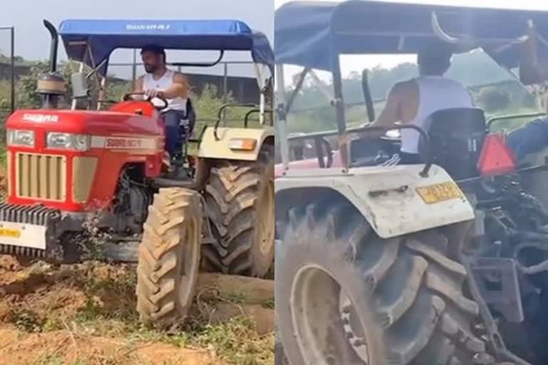 ms-dhoni-driving-tractor-in-field-share-video-on-instagram