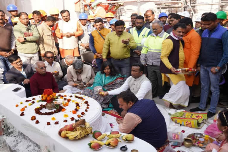 Pictures of entrance door plinth of Lord Shri Ram temple at Ayodhya released