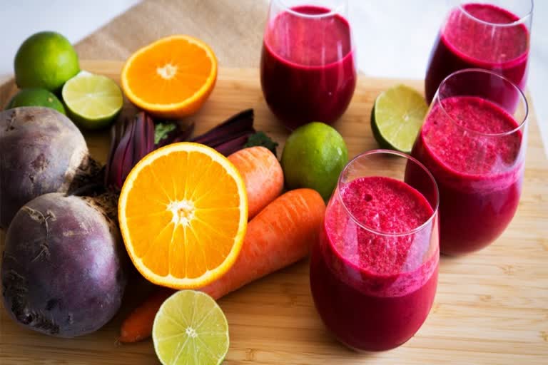 juice and fruits