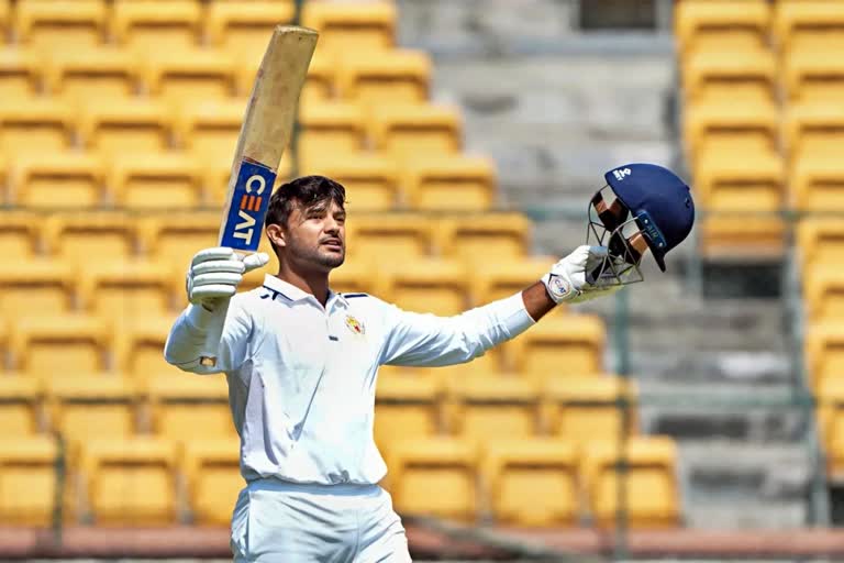 Ranji Trophy  Mayank Agarwal  Karnataka vs Saurashtra  रणजी ट्रॉफी  मयंक अग्रवाल