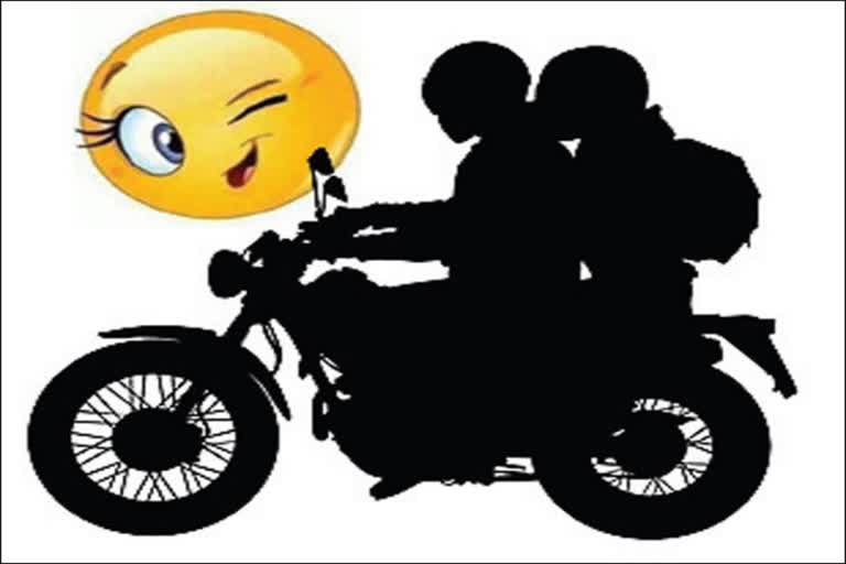 karnataka helmet incident Changed husband and wife