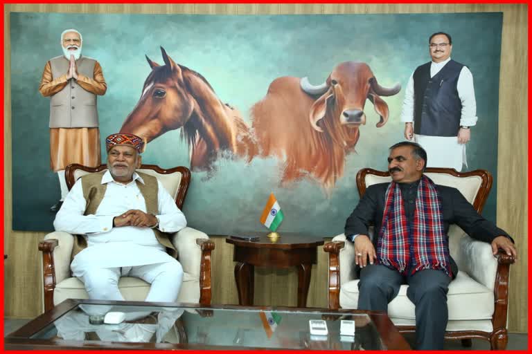 CM Sukhu met Parshottam Rupala