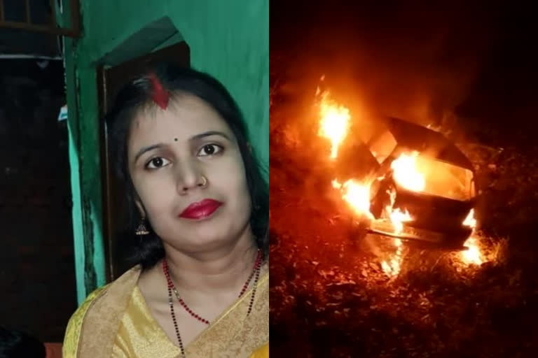 Woman burnt alive by fire