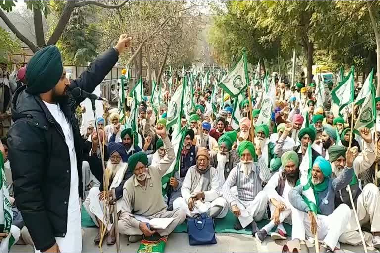 farmers protest