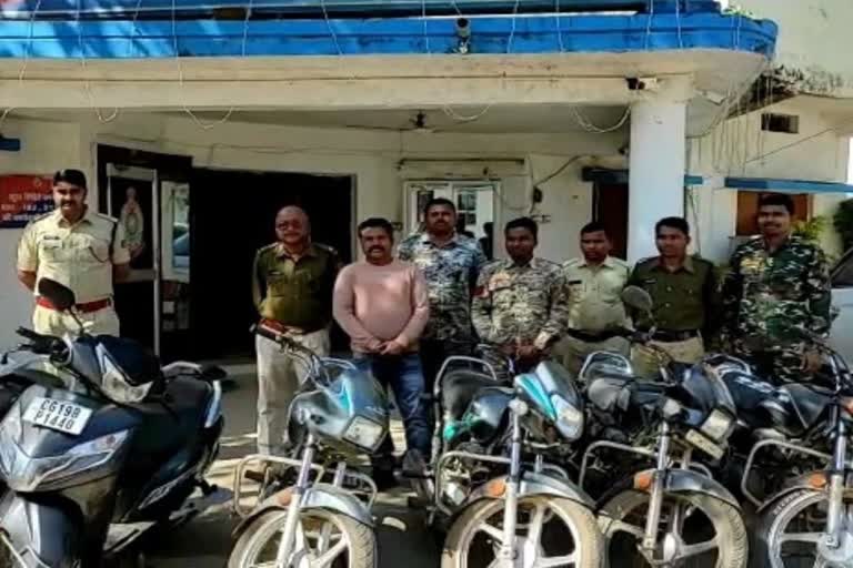 Kanker police recovered  bike