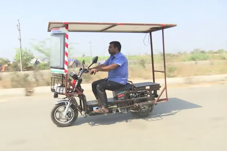 A hybrid bike that runs without spending a penny...a simple mechanic's amazing invention