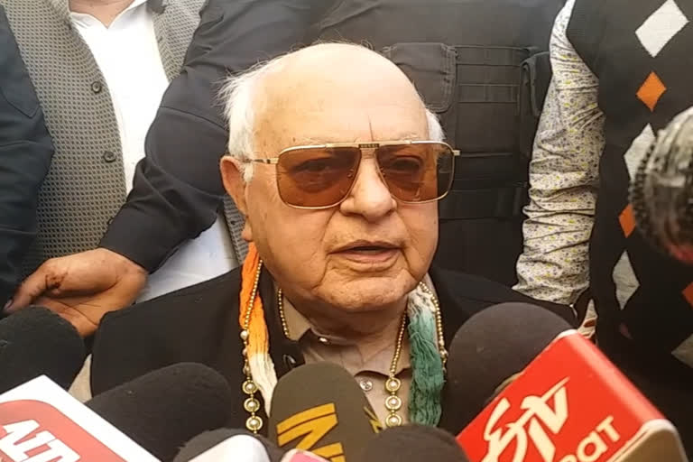 EX CM Farooq Abdullah in Ajmer