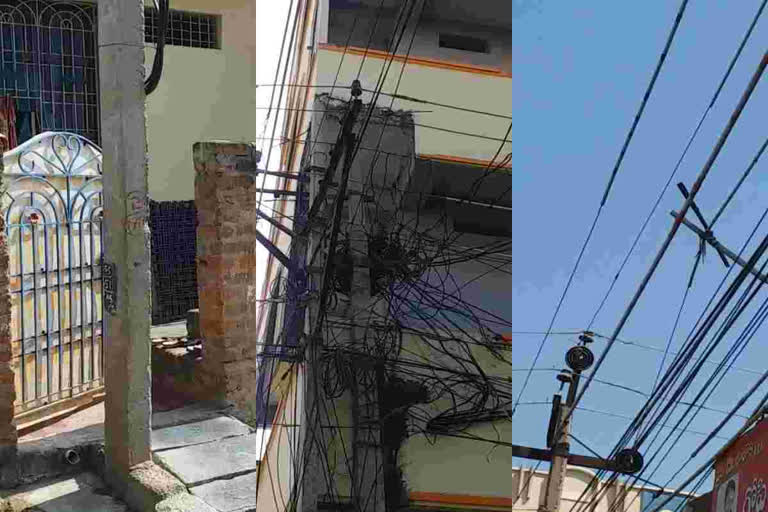 Electric poles