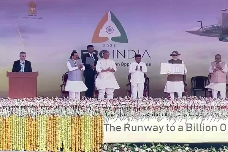 -pm modi inaugurates 14th aero show in karnataka today defence