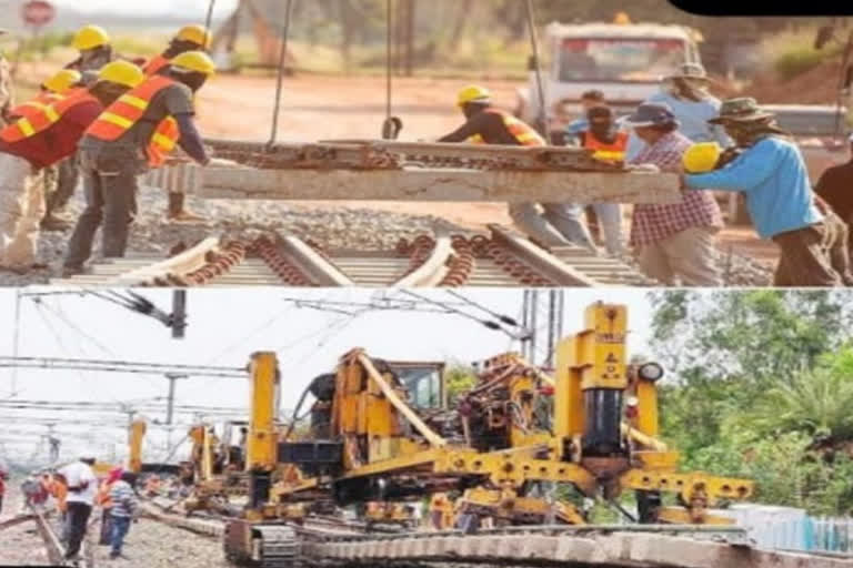 AUTOMATIC TRACK MACHINE GAVE NEW SPEED TO RAILWAYS FOR TRACK LAYING