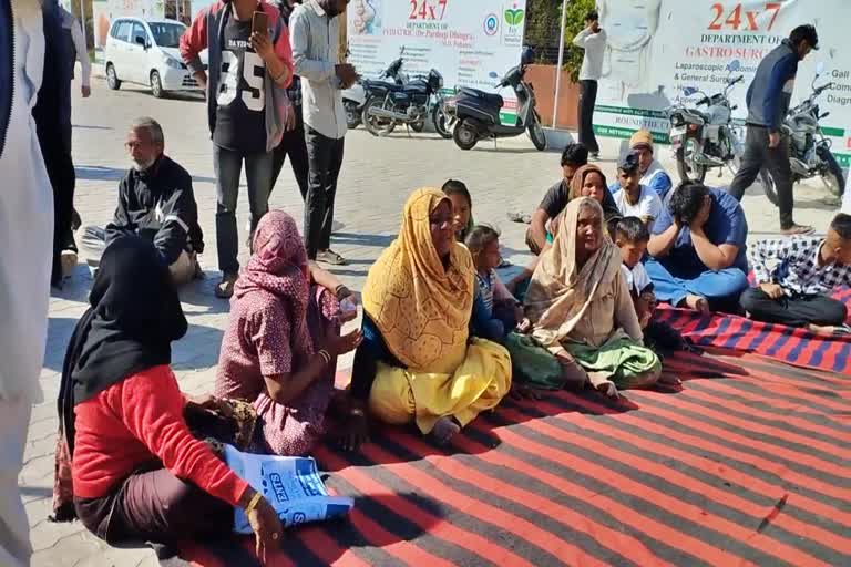 Bahadur Singh family protesting