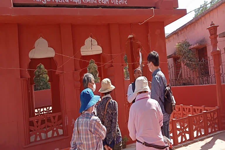 Bihar's mountain man Dashrath Manjhi's memorial at Gehlaur in Gaya