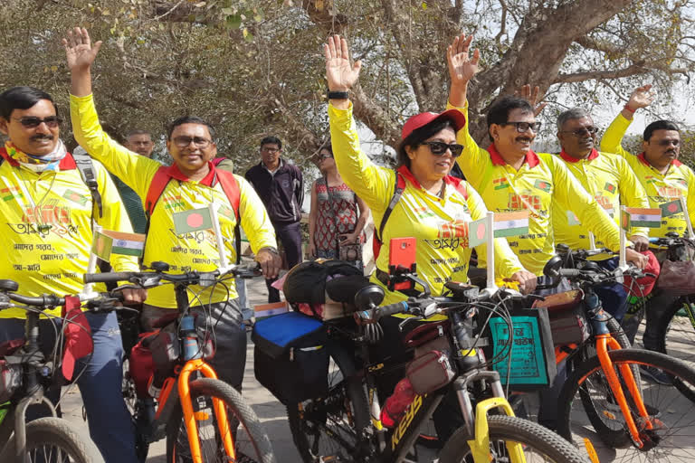 Cycle Yatra for Bengali language ETV BHARAT