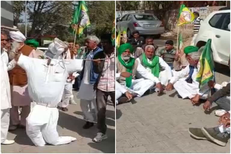 Farmers protest in Haryana
