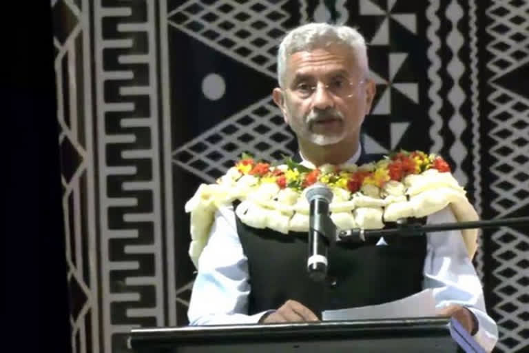 EAM Jaishankar, Fiji Prez release postal stamp at 12th World Hindi Conference