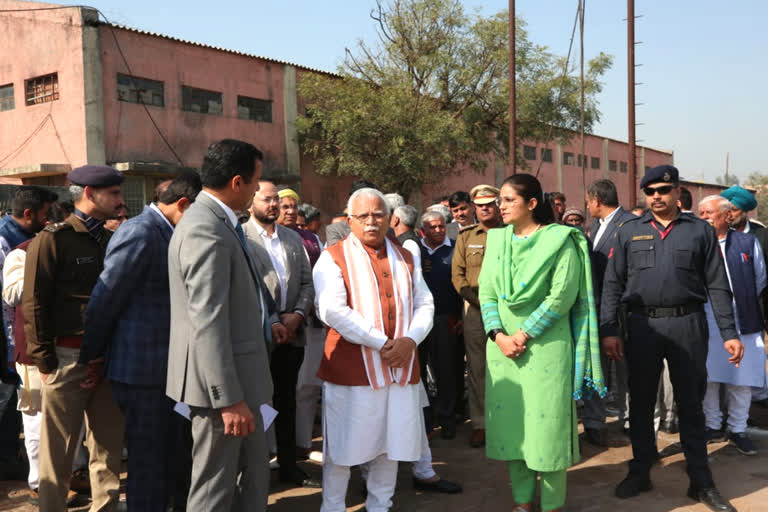 Rohtak latest news Chief Minister Manohar Lal in Rohtak CM reached Rohtak sugar mill