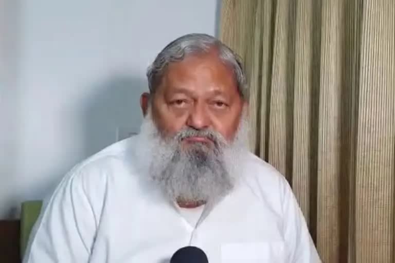 Haryana Home Minister Anil Vij