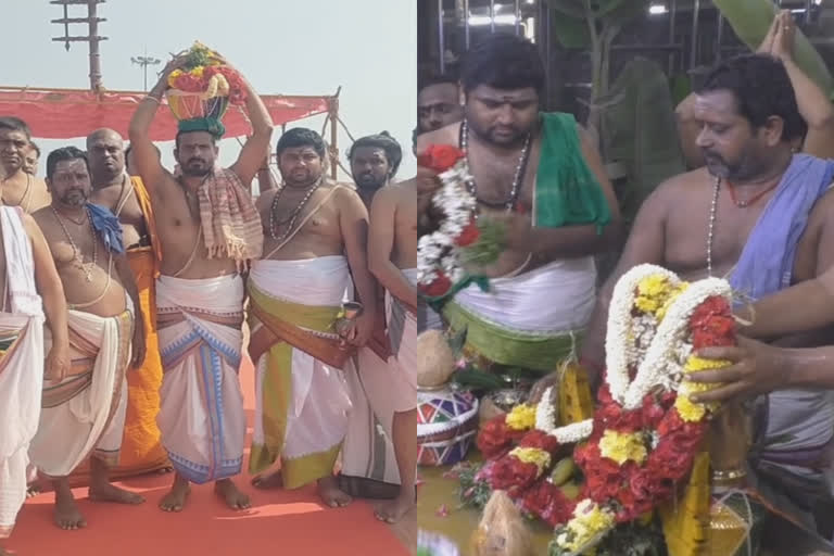 Pujas for Tiruchendur Murugan Temple Gopuram work were held today