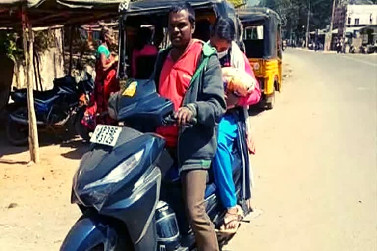 120 KM JOURNEY ON A SCOOTER WITH THE DEADBODY OF THE CHILD IN VISAKHA