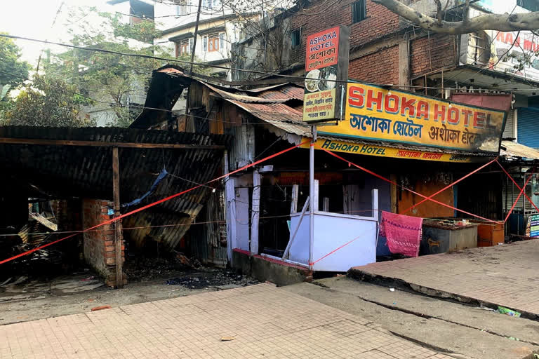 fire-broke-out-in-siliguri-hotel-as-one-person-dead ETV BHARAT