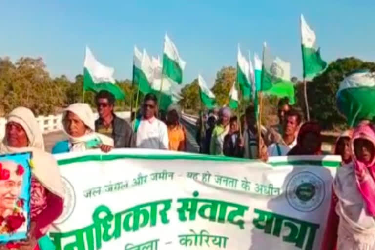 Vandhikar Samvad Padyatra in Bharatpur