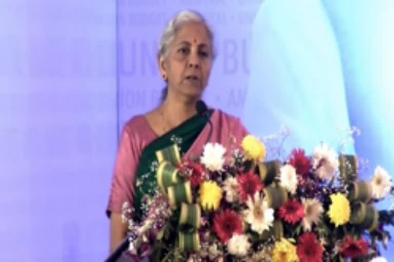 Nirmala Sitharaman press meet in Bhubaneswar