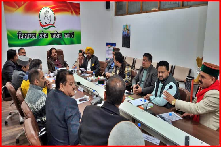 Rajeev Shukla held meeting in shimla