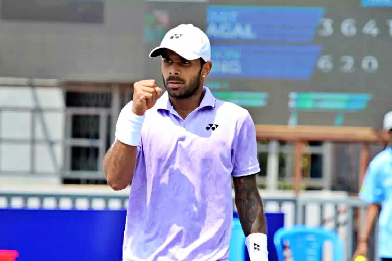 Chennai Open Challenger  Sumit Nagal  Sumit Nagal enter semifinals  सुमित नागल  चेन्नई ओपन एटीपी चैलेंजर टूर्नामेंट  चेन्नई ओपन चैलेंजर