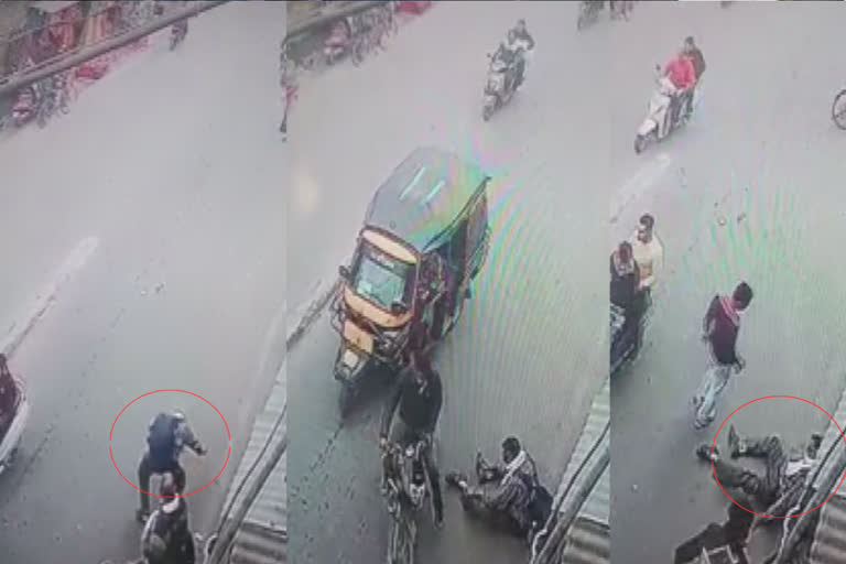 Sudden death of a person in Pathankot, watch CCTV footage