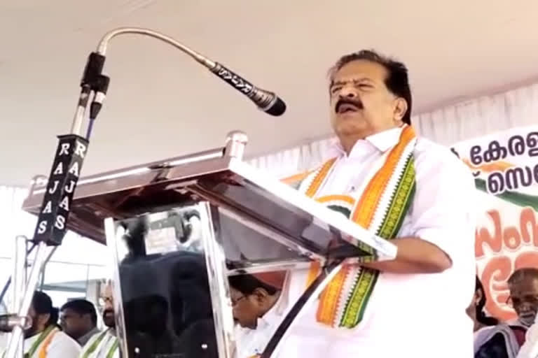 ramesh chennithala  ramesh chennithala against state budget  kerala lottery agents and sellers congress  ramesh chennithala against kn balagopal budget  രമേശ് ചെന്നിത്തല  കോട്ടയം പഴയ പൊലീസ് സ്റ്റേഷൻ മൈതാനി  ലോട്ടറി ഏജന്‍റ്‌സ്‌ ആന്‍ഡ് സെല്ലേഴ്‌സ് കോണ്‍ഗ്രസ്  ഓള്‍ കേരള ലോട്ടറി ഏജന്‍റ് ആന്‍ഡ് സെല്ലേഴ്‌സ്  മുന്‍ പ്രതിപക്ഷ നേതാവ് രമേശ് ചെന്നിത്തല