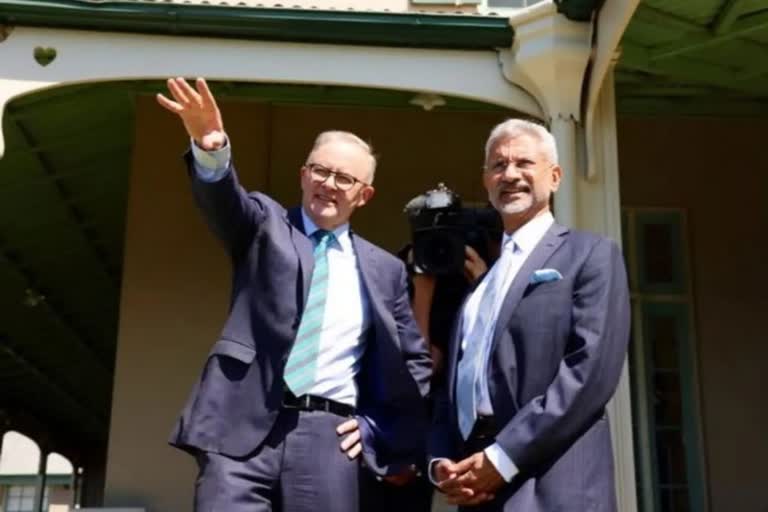 جے شنکر کی سڈنی میں آسٹریلیائی وزیر اعظم سے ملاقات