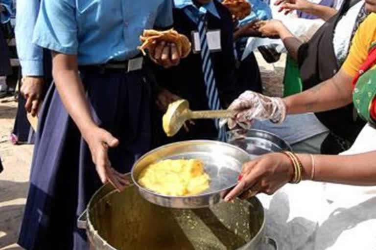 Millets included in mid day meal