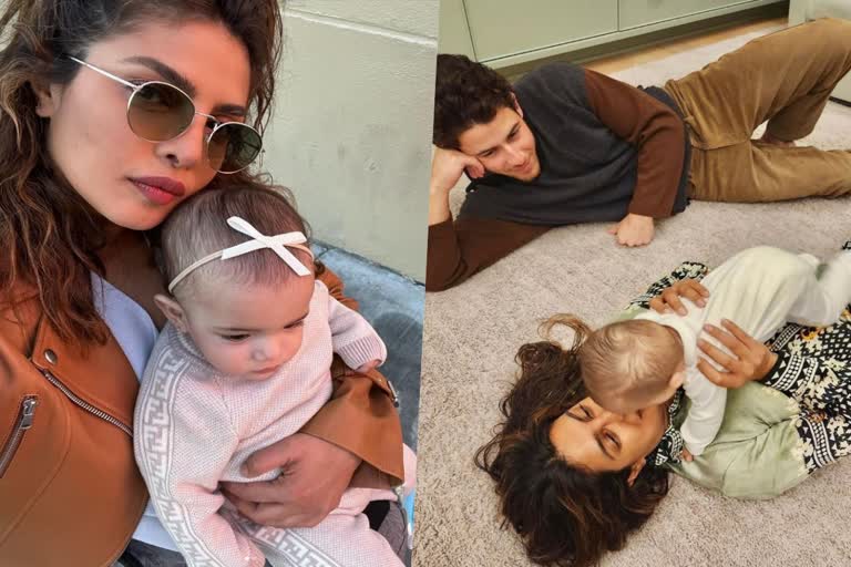 Priyanka Chopra drops adorable Sunday morning  selfies with Malti Marie Chopra Jonas  Sunday morning selfies with Malti Marie  Priyanka Chopra  Malti Marie Chopra Jonas  ഒടുവില്‍ മകളുടെ മുഖം കാണിച്ച് പ്രിയങ്ക ചോപ്ര  മാൾട്ടിക്കൊപ്പമുള്ള സെൽഫികൾ പങ്കിട്ട് താരം  Priyanka Chopra shared selfies with her daughter  മകള്‍ മാൾട്ടിയുടെ ചിത്രങ്ങള്‍ പങ്കുവച്ച് പ്രിയങ്ക  Priyanka shared a couple of pictures with Malti  Priyanka holding Malti Marie in her left arm  Fans comments on Priyanka s Instagram pictures  Priyanka and Nick welcomed Malti via surrogacy  Priyanka Chopra Hollywood projects  Priyanka Chopra upcoming movies  പ്രിയങ്ക ചോപ്ര  മാള്‍ട്ടി മേരി ചോപ്ര ജൊനാസ്‌  Malti Marie Chopra Jonas