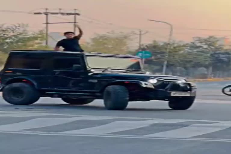 Video viral on stunt from Black Thar