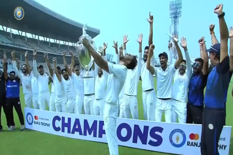 Saurashtra Beat Bengal to Clinch Ranji Trophy 2023  Saurashtra Beat Bengal  Saurashtra vs Bengal  സൗരാഷ്‌ട്ര  ബംഗാൾ  സൗരാഷ്‌ട്ര vs ബംഗാൾ  Unadkat picks six wickets  Unadkat picks six wickets