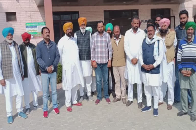 Sarpanch united in Bathinda for action against AAP MLA