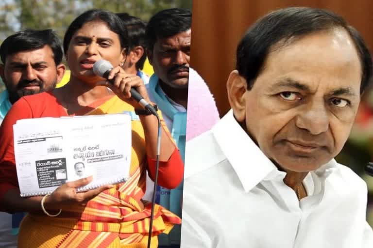 YS Sharmila against Telangana Chief Minister KCR  YS Sharmila against KCR  YS Sharmila  Telangana Chief Minister KCR  YSTRTP Chief YS Sharmila  Telangana is the Afghanistan of India  തെലങ്കാന ഇന്ത്യയുടെ അഫ്‌ഗാനിസ്ഥാന്‍  കെസിആര്‍ അതിലെ താലിബാന്‍  അറസ്‌റ്റിന് പിന്നാലെ ആഞ്ഞടിച്ച് വൈഎസ് ശർമിള  മഹ്ബൂബാബാദ് ബെത്തോളിലെ പദയാത്ര  എംഎല്‍എക്കെതിരെ അനാവശ്യ പരാമർശങ്ങൾ  തെലങ്കാന മുഖ്യമന്ത്രി കെസി റാമറാവു  തെലങ്കാന മുഖ്യമന്ത്രി  തെലങ്കാന  കെസിആര്‍  എംഎൽഎ ശങ്കർ നായിക്കിനെതിരെ  ശർമിള