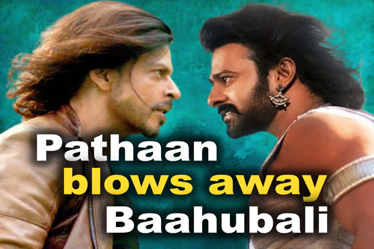 Pathaan box office day 25: SRK's film shatters Baahubali 2 record